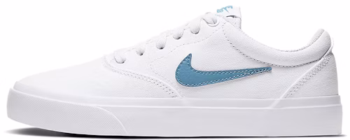 (Youth) Nike SB Skateboard Charge Canvas 'White Blue' CQ0260-100 (Youth) Nike SB Skateboard Charge Canvas 'White Blue' CQ0260-100