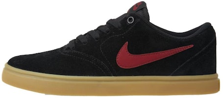 Nike Sb Check Solar Black/Team Red-Gum Light Brown 843895-069 Nike Sb Check Solar Black/Team Red-Gum Light Brown 843895-069