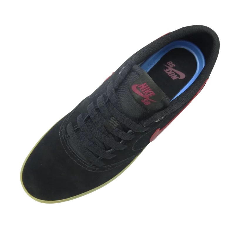Order Nike SB Check Solar Zwart/Team Rood-Gum Lichtbruin 843895-069