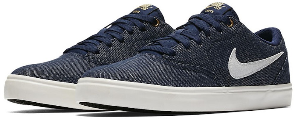 Nike SB Skateboard Check Solar CNVS PRM 'Blue White' 844493-411 Lookbook Nike SB Skateboard Check Solar CNVS PRM 'Blue White' 844493-411