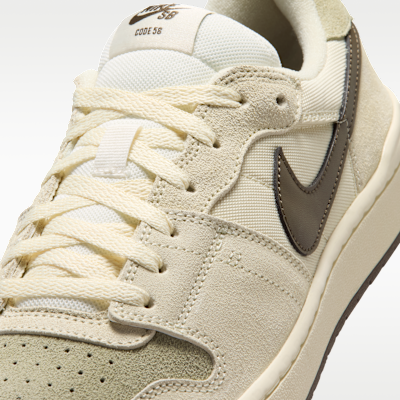 Sizing Nike SB Code 58 Pale Ivory/Light Khaki/Muslin/Dark Hazel IB0108-101