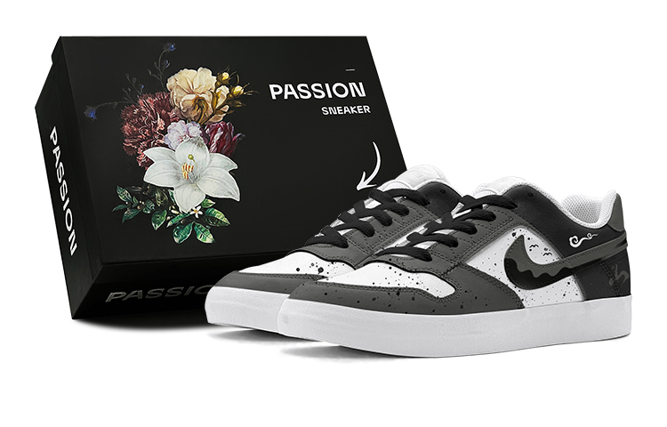 Buy Nike SB Delta 'Xiangyun Splash-Ink' Sepatu Skateboard 942237-112-372360