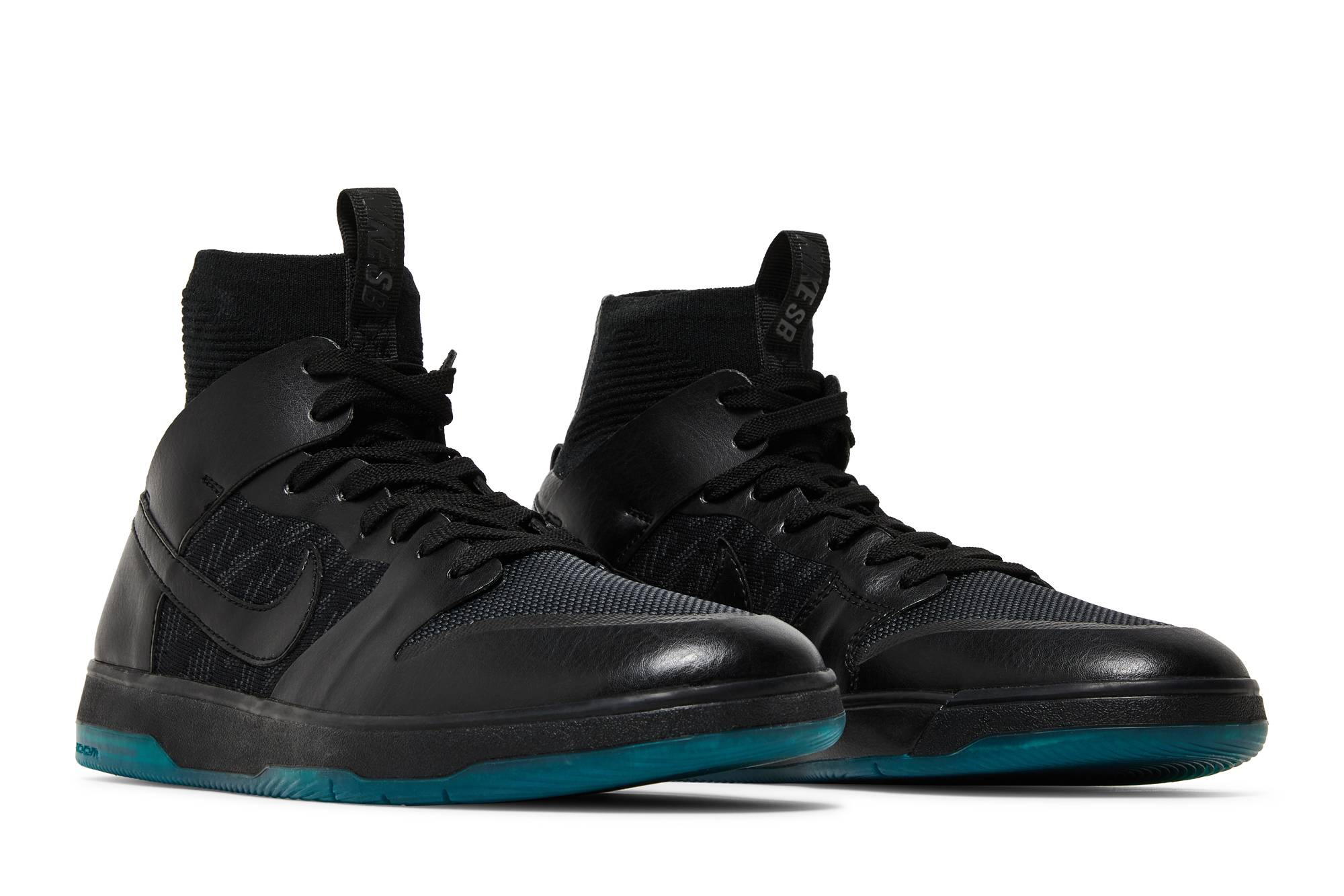 Cheap Nike SB Dunk Elite High 'Dark Atomic Teal' - Hijau Teal Gelap 917567-003