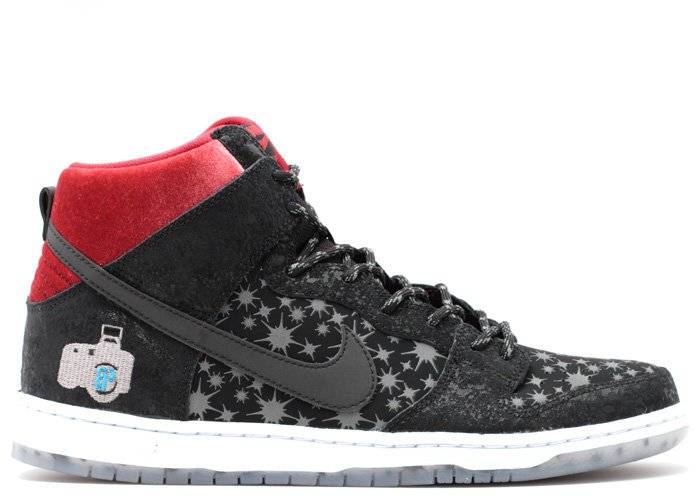 Buy Nike SB Dunk High 'Brooklyn Projects Paparazzi Quickstrike' 707424-026