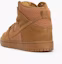 Purchase Nike SB Dunk High 'Brown Ale' 313171-227 - Kasut Sneakers Kulit Coklat