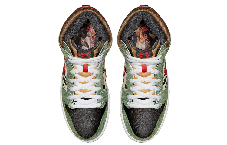 Shop Nike SB Dunk High 'Dog Walker' Kasut Lelaki Anjing. BQ6827-300（S-BOX）