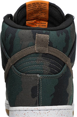 Nike SB Dunk High 'FiveOneO Camo' 646552-037 Sizing Nike SB Dunk High 'FiveOneO Camo' 646552-037
