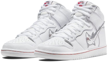 나이키 SB 덩크 하이 오스키 '백상아리' CI2692-100 Lookbook 나이키 SB 덩크 하이 오스키 '백상아리' CI2692-100