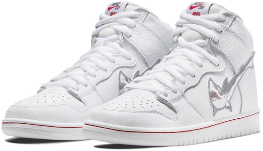 나이키 SB 덩크 하이 오스키 '백상아리' CI2692-100 Lookbook 나이키 SB 덩크 하이 오스키 '백상아리' CI2692-100