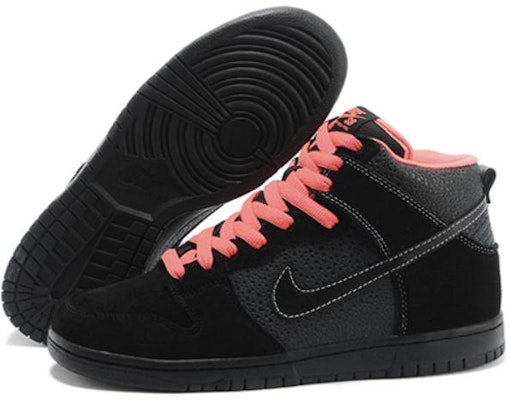 Kasut Nike SB Dunk High Pro 'Hitam Merah Atomik' 305050-066 Shop Kasut Nike SB Dunk High Pro 'Hitam Merah Atomik' 305050-066