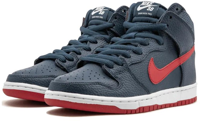 Nike SB Dunk High Pro 'Squadron Blue University Red' 305050-463 Lookbook Nike SB Dunk High Pro 'Squadron Blue University Red' 305050-463
