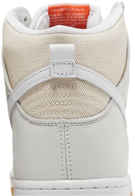 Nike SB Dunk High Pro "未漂白" DA9626-100 Sizing Nike SB Dunk High Pro "未漂白" DA9626-100