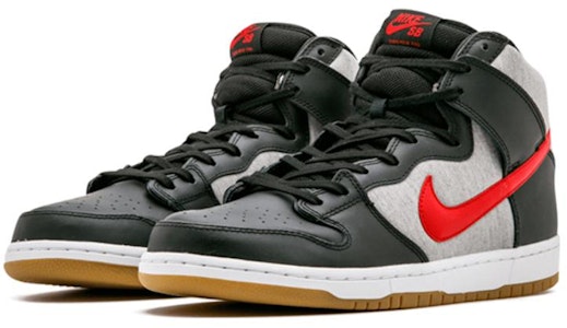 나이키 SB 덩크 하이 프로 '유니버시티 레드 미디엄 그레이' 305050-068 Order 나이키 SB 덩크 하이 프로 '유니버시티 레드 미디엄 그레이' 305050-068