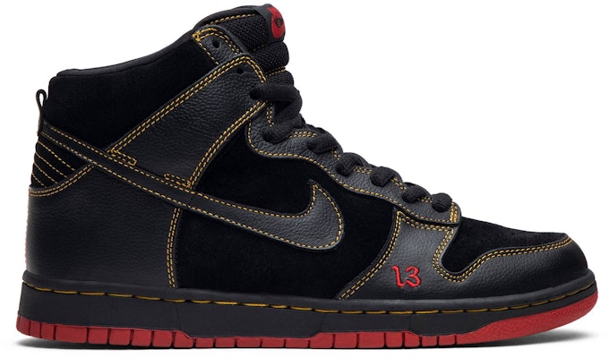 Nike SB Dunk High Pro 'Unlucky' Lelaki Kasut Tinggi Sneakers 305050-001 Buy Nike SB Dunk High Pro 'Unlucky' Lelaki Kasut Tinggi Sneakers 305050-001