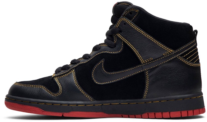Nike SB Dunk High Pro 'Unlucky' Lelaki Kasut Tinggi Sneakers 305050-001 Lookbook Nike SB Dunk High Pro 'Unlucky' Lelaki Kasut Tinggi Sneakers 305050-001