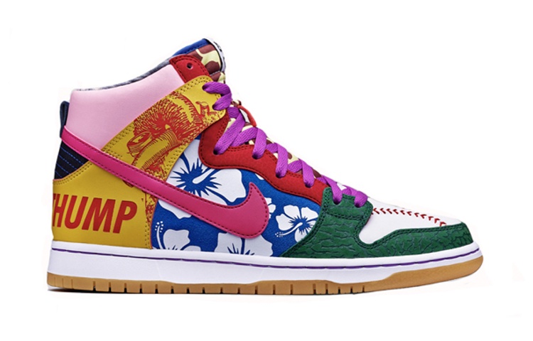 Order 耐吉Dunk SB高帮 What The Doernbecher男款彩色板鞋