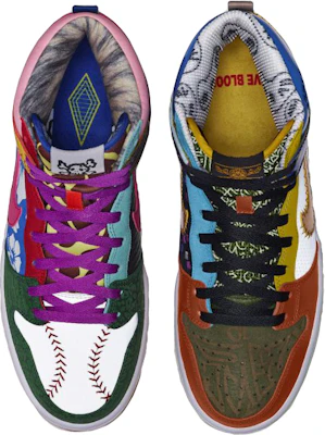 耐吉Dunk SB高帮 What The Doernbecher男款彩色板鞋 Lookbook 耐吉Dunk SB高帮 What The Doernbecher男款彩色板鞋