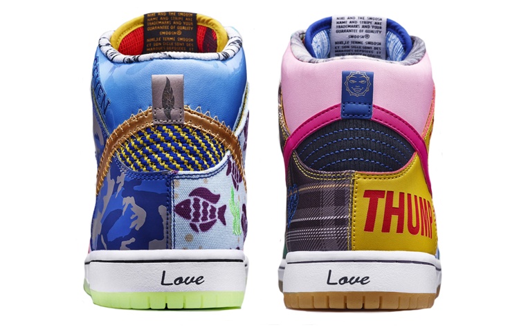 Shop 耐吉Dunk SB高帮 What The Doernbecher男款彩色板鞋