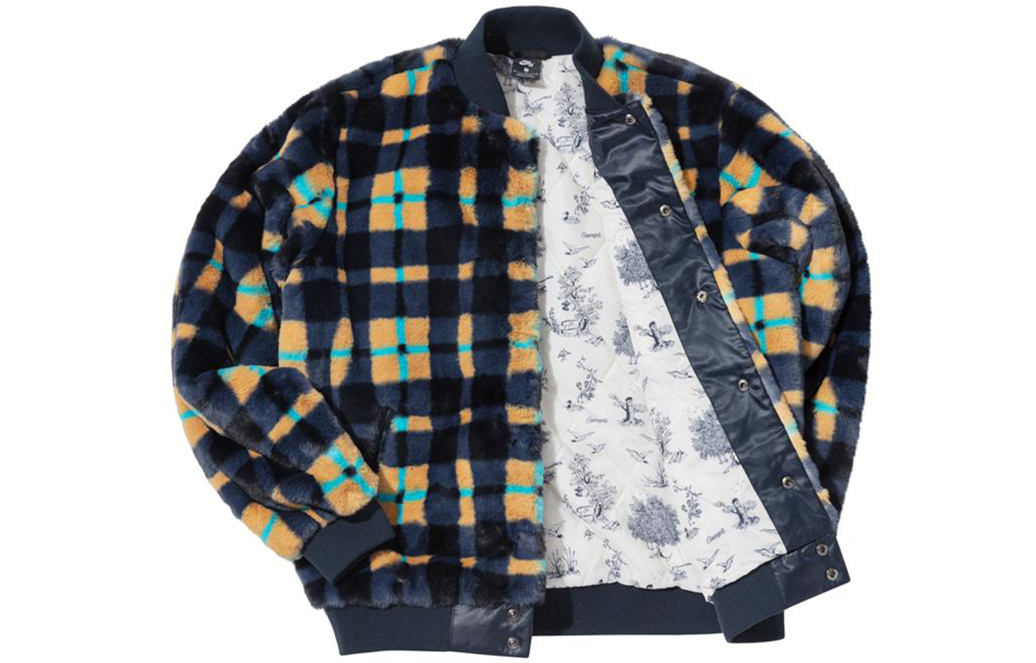 Shop Nike SB Dunk High x Concepts Plaid Fleece Skating Jacket Edisi Asia CK7290-475