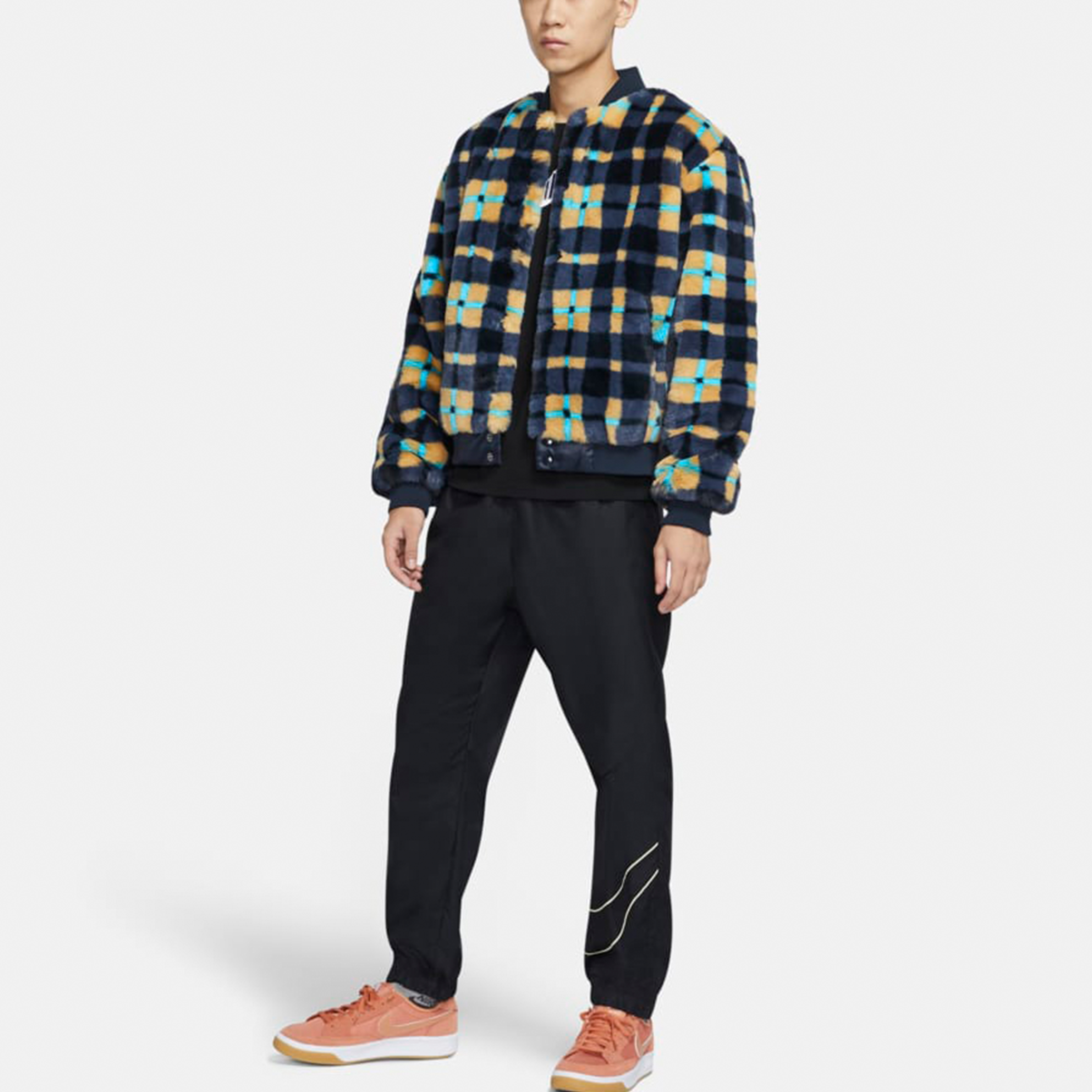 Sizing Nike SB Dunk High x Concepts Plaid Fleece Skating Jacket Edisi Asia CK7290-475