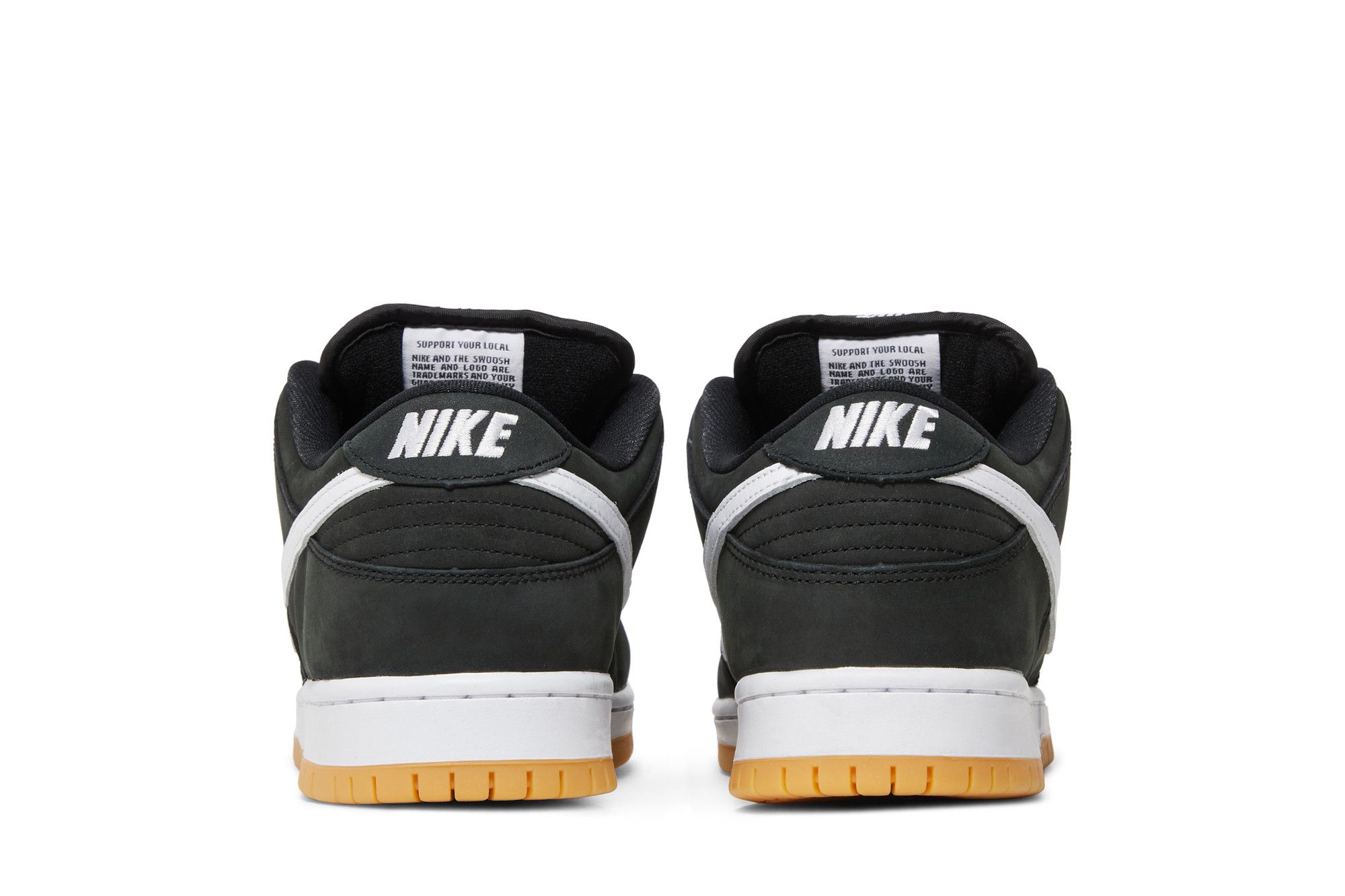 Sizing Nike SB Dunk Low 'Black Gum' Zapatillas Negra Suela de Goma. CD2563-006
