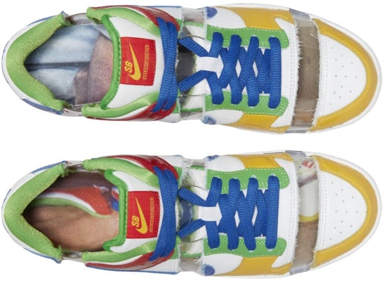 Nike SB Dunk Low 'Putih Biru Merah Jambu' FD877-100 Lookbook Nike SB Dunk Low 'Putih Biru Merah Jambu' FD877-100
