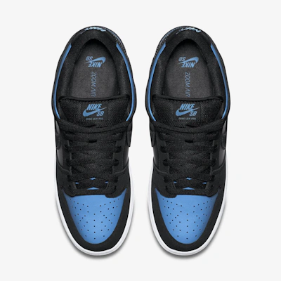 Nike SB Dunk Low Black 'University Blue' 304292-048
