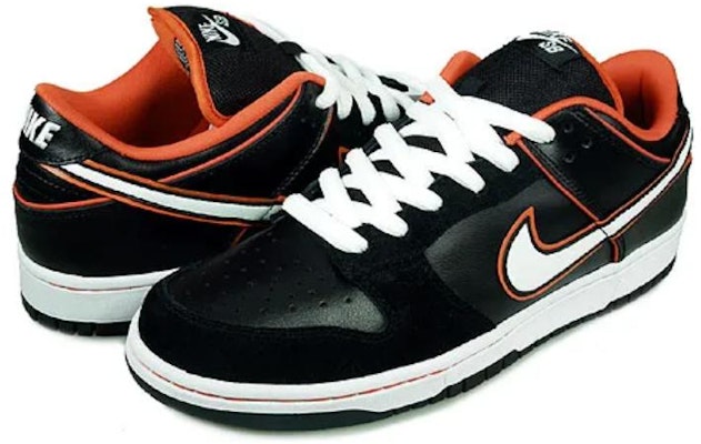 Nike SB Dunk Low Pro 'Hitam Jingga Blaze' 304292-010 Shop Nike SB Dunk Low Pro 'Hitam Jingga Blaze' 304292-010