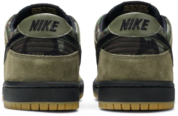 Nike SB Dunk Low Pro 'Camo' 854866-209 - Kasut Sneakers Tersembunyi Details for Nike SB Dunk Low Pro 'Camo' 854866-209 - Kasut Sneakers Tersembunyi