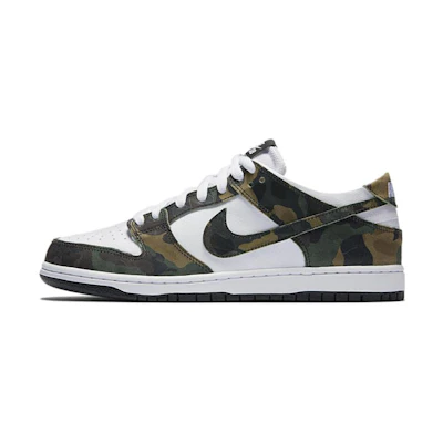Nike SB Dunk Low Pro 'Camo Legion Green'