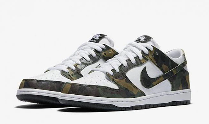 Nike SB Dunk Low Pro Camo Legion Green 854866 331 854866 331