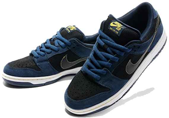 Nike SB Dunk Low Pro 'Navy Hitam Tengah Malam' 304292-408 Shop Nike SB Dunk Low Pro 'Navy Hitam Tengah Malam' 304292-408