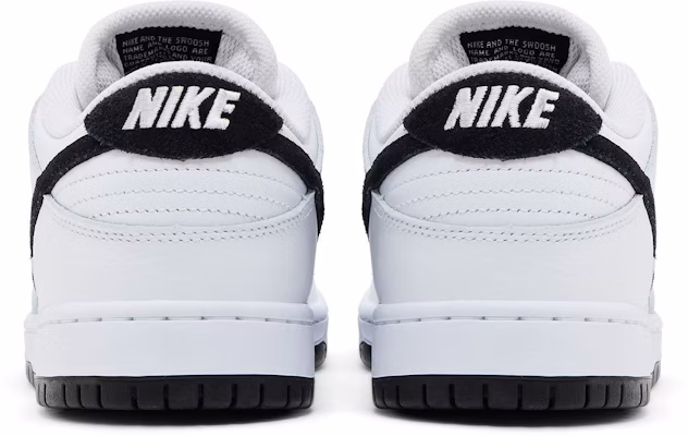 Nike SB Dunk Low Pro 'White Black' HF3704-100 Details for Nike SB Dunk Low Pro 'White Black' HF3704-100