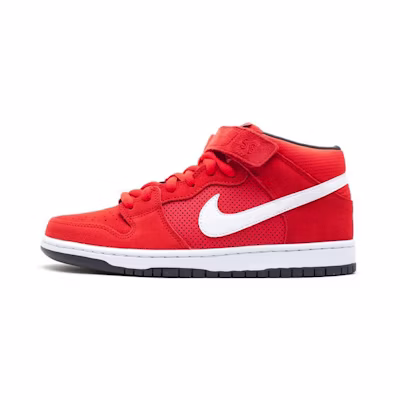 Nike SB Dunk Pro Mid 'Hyper Red White'