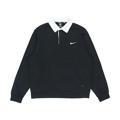 Nike SB Embroidered Fleece Skateboard Sweatshirt Spring Black DM6483-010