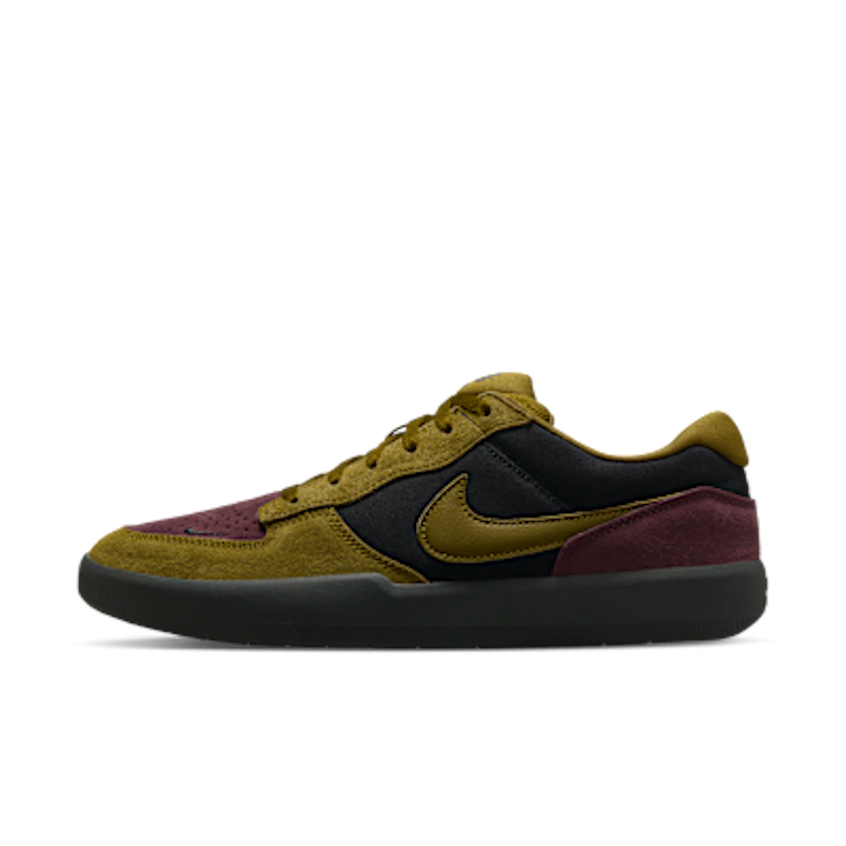 Nike SB Force 58 Black/Burgundy Crush/Off-Noir/Olive Flak