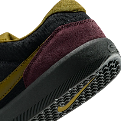 Nike SB Force 58 Black/Burgundy Crush/Off-Noir/Olive Flak