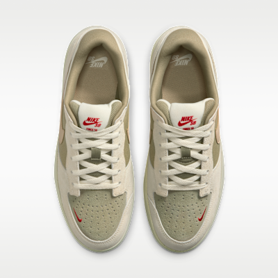 Shop Nike SB Force 58 椰奶色/橄榄绿/大学红/亚麻四色款式 DV5477-106