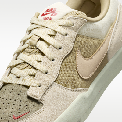 Sizing Nike SB Force 58 椰奶色/橄榄绿/大学红/亚麻四色款式 DV5477-106