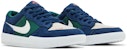 Nike SB Force 58 Navy Noble Green Lelaki Kasut Sukan. CZ2959-402