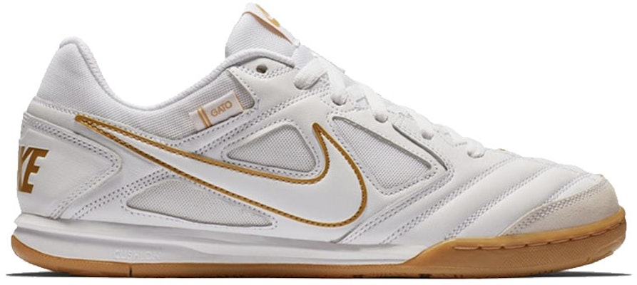 Nike SB Gato 'Putih Emas Metalik' AT4607-100 Order Nike SB Gato 'Putih Emas Metalik' AT4607-100