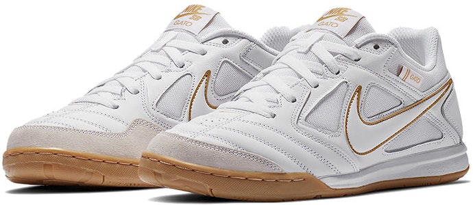 나이키 SB 가토 '화이트 메탈릭 골드' (Nike SB Gato '화이트/골드') AT4607-100 Lookbook 나이키 SB 가토 '화이트 메탈릭 골드' (Nike SB Gato '화이트/골드') AT4607-100