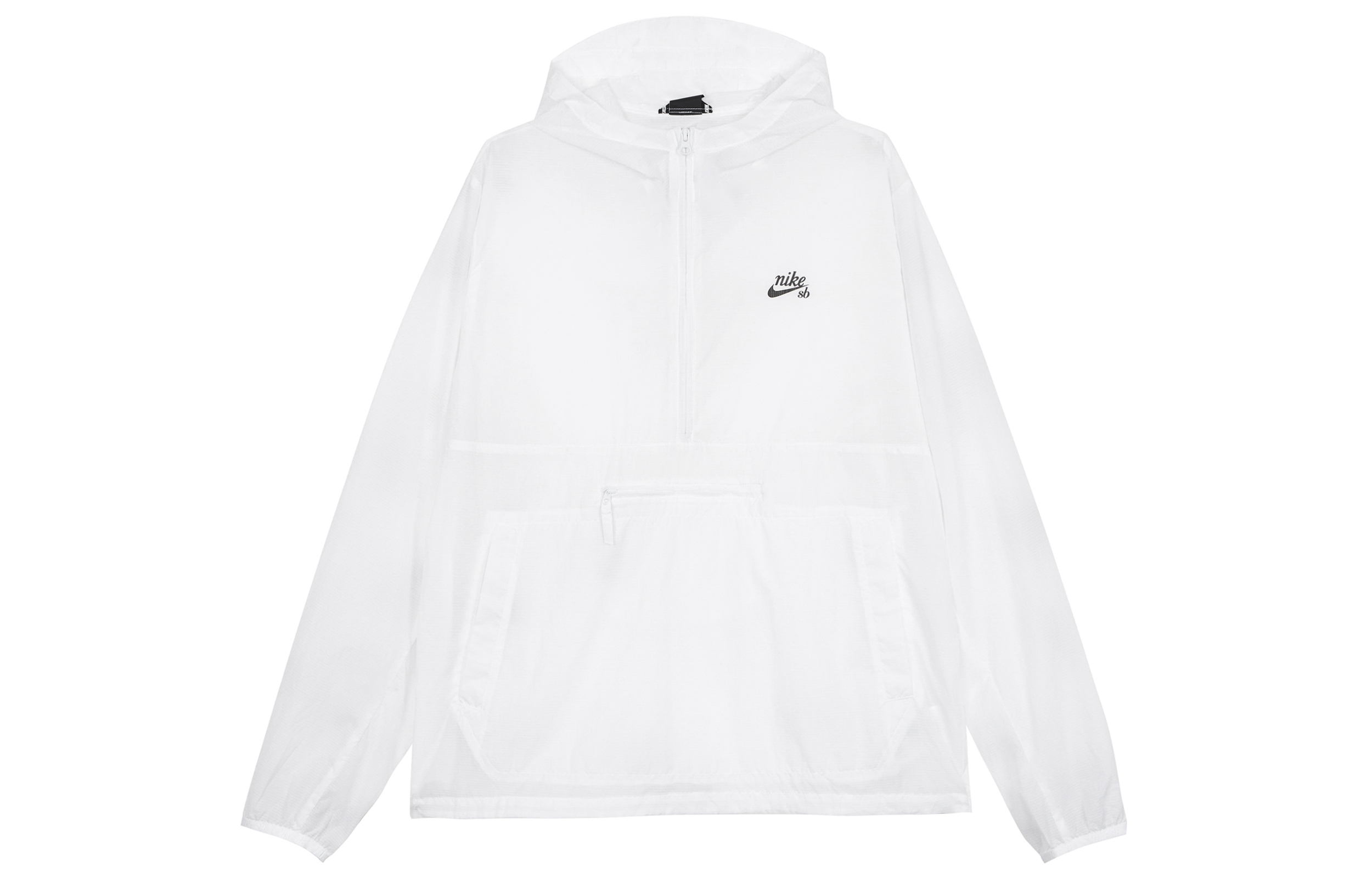 Nike SB Half-Zip Lightweight Anorak Jacket White AO0297-100