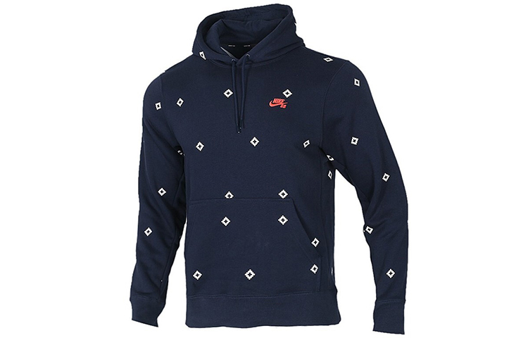 Nike SB Icon Fleece Pullover Hoodie Deep Navy BV0881-451
