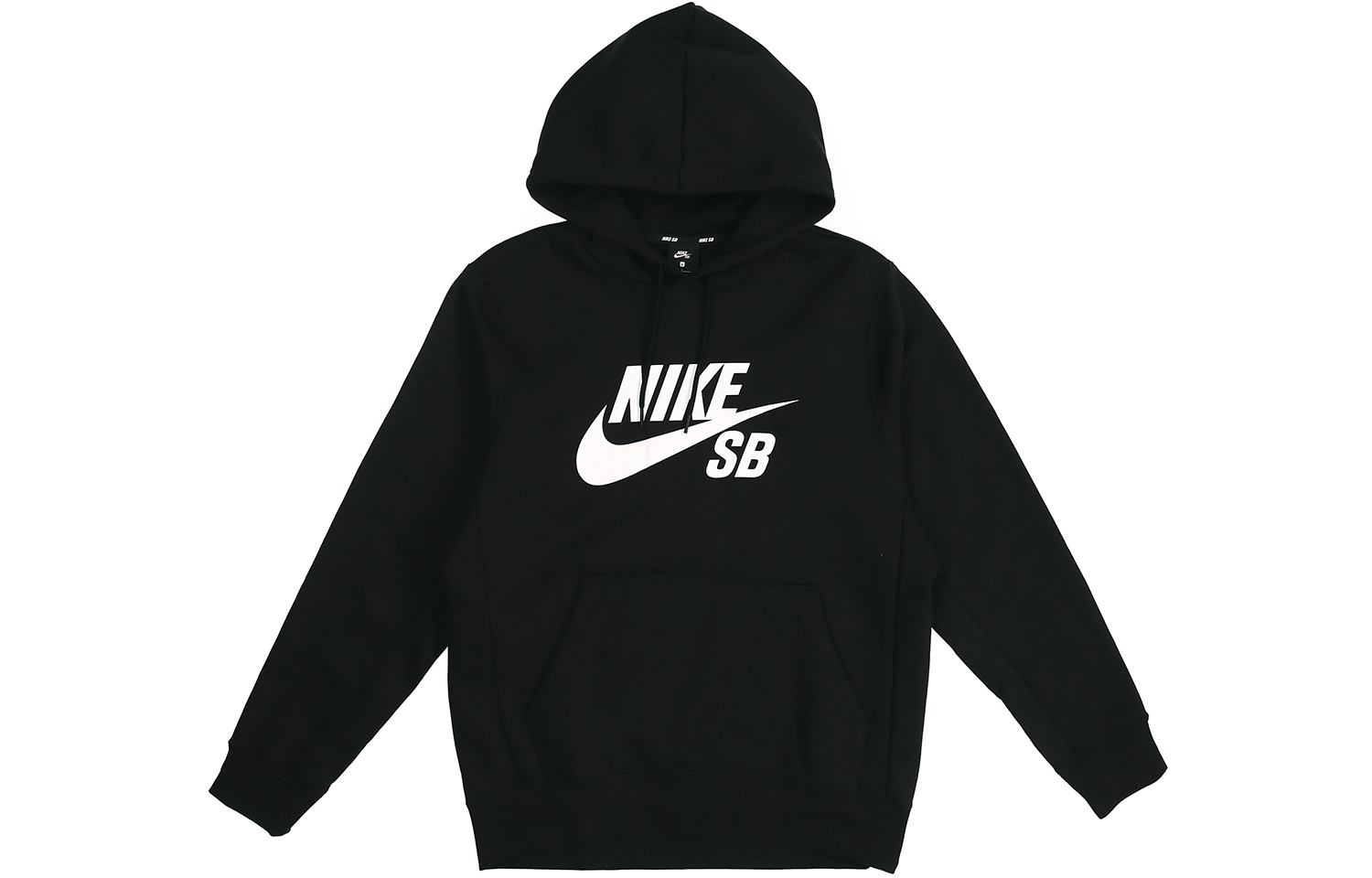Nike SB Icon Pullover Skateboard Hoodie Retro Style Black AJ9734-010