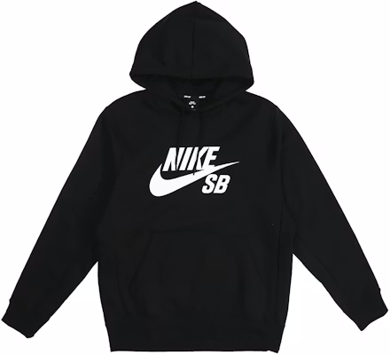Nike SB Icon Pullover Hoodie Skateboard Gaya Retro Hitam AJ9734-010 Buy Nike SB Icon Pullover Hoodie Skateboard Gaya Retro Hitam AJ9734-010