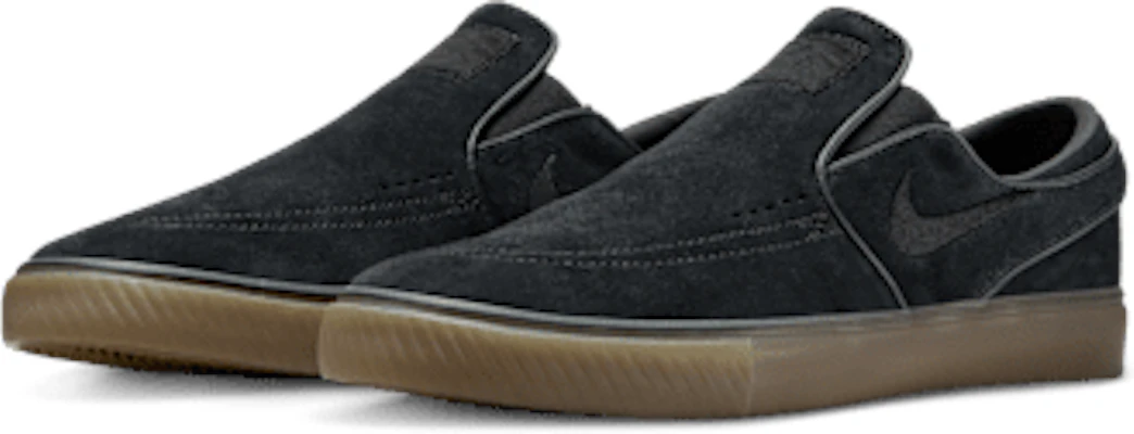 Nike SB Janoski+ Slip Negro/Marrón Claro Oscuro/Negro FN5893-003 Details for Nike SB Janoski+ Slip Negro/Marrón Claro Oscuro/Negro FN5893-003