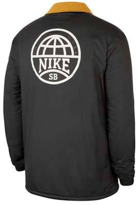 耐克SB标志印花灯芯绒翻领拼色滑板夹克黑色男款 CK5447-010 Lookbook 耐克SB标志印花灯芯绒翻领拼色滑板夹克黑色男款 CK5447-010