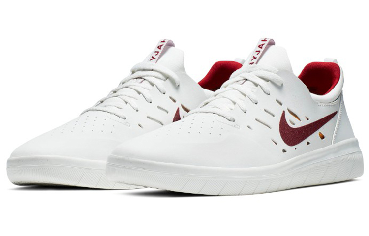 Lookbook Nike SB Nyjah Free Summit White Team Crimson Herren Sneaker AA4272-102