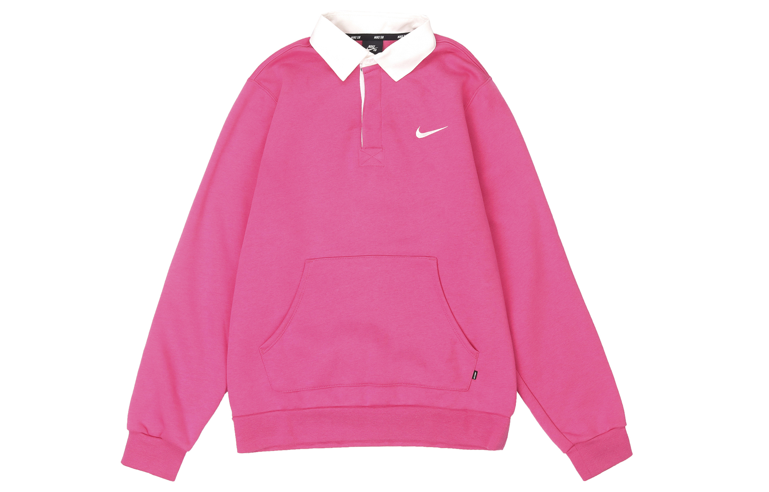 Nike SB Pink Skateboarding Hoodie - Fleece Lined and Thickened CN5675-674